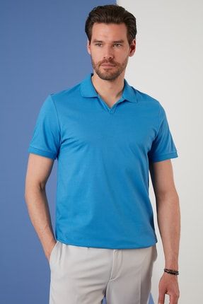 Slim Fit Pamuklu Polo T Shirt Erkek Polo 5902141