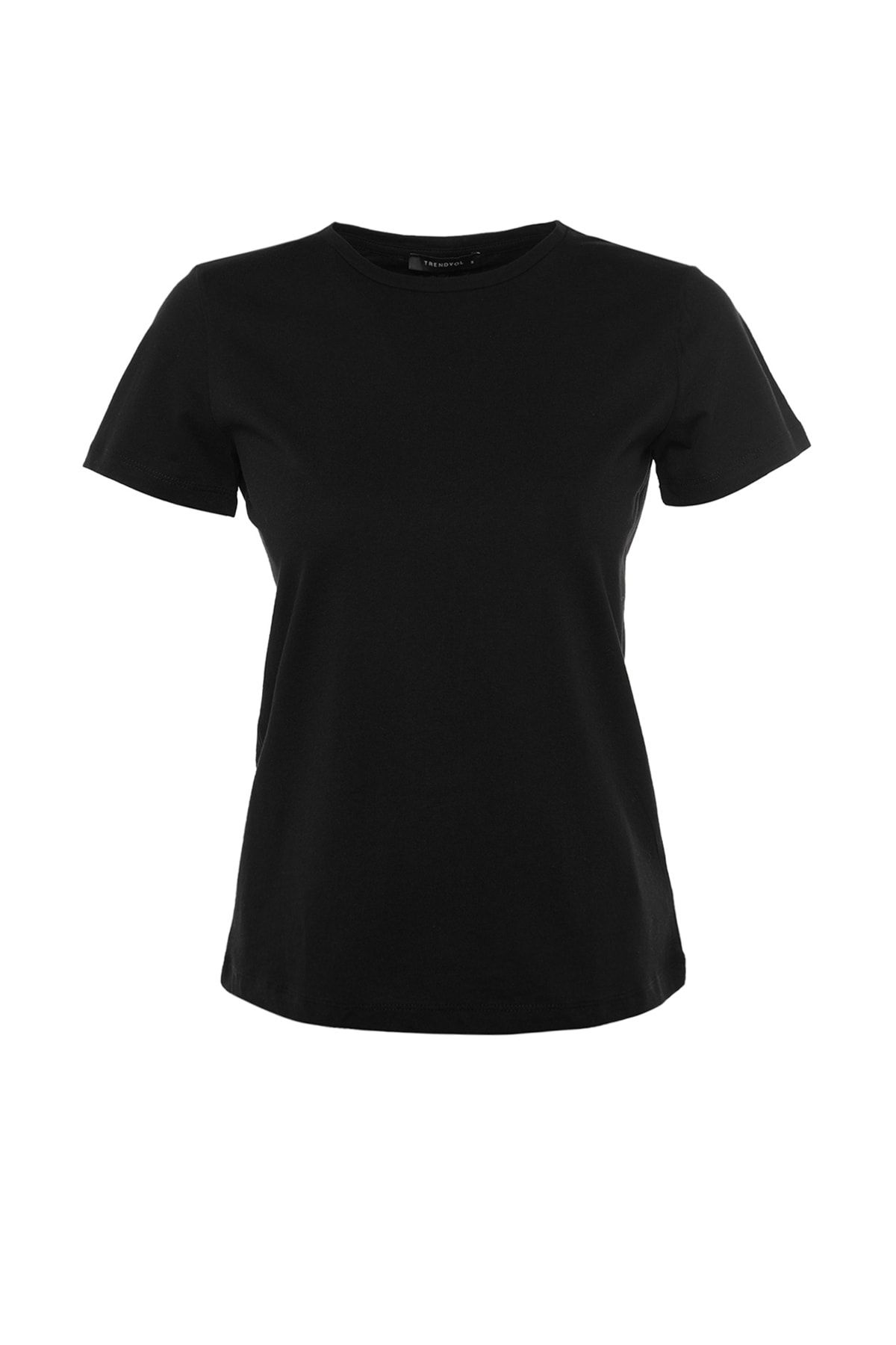 Çok Renkli %100 Pamuk Süprem Bisiklet Yaka 2'li Paket Örme T-Shirt TWOSS20TS0141