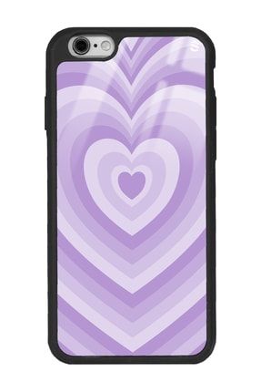 Iphone 6 - 6s Lila Kalp Tasarımlı Glossy Telefon Kılıfı iPhone6sgls3140