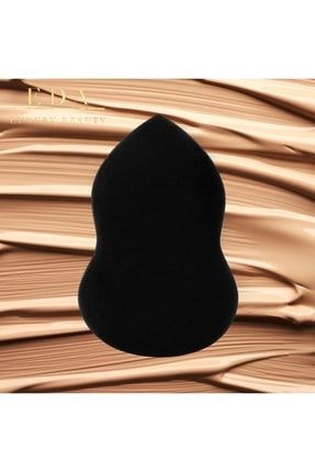 Siyah Makyaj Süngeri 100% Non Latex Ultra Soft Concealer Kontür Fondöten Yumuşak Vegan Makeup Sponge E030