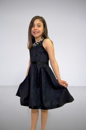 Inci Yakalı Kız Çocuk Elbise Elb 2233