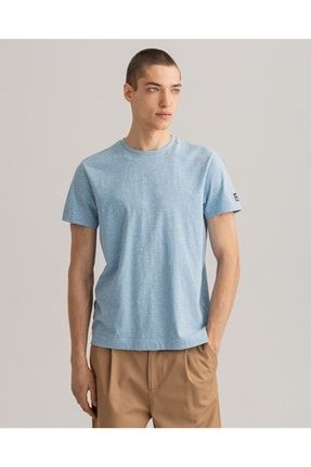 Erkek Mavi Regular Fit T-shirt 2003127