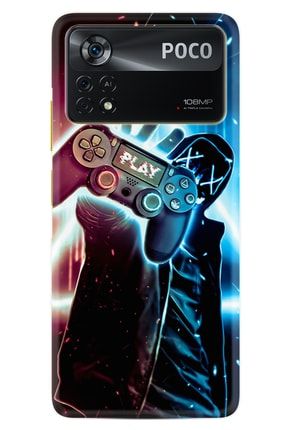 Xiaomi Poco X4 Pro 5g Kılıf Silikon Desen Özel Seri Play Me 1757 x4prox1x7t15