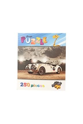 250 Parça Klasik Araba Puzzle Seti 33x48cm. 250 Parçalı Klasik Araba Puzzle Seti TL-491
