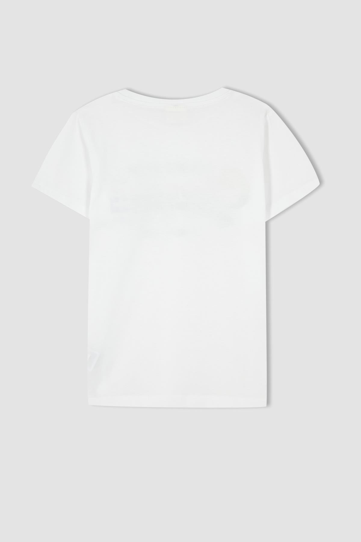 تی شرت آستین کوتاه نخی طرحدار پسرانه دفاکتو DeFacto (برند ترکیه)
