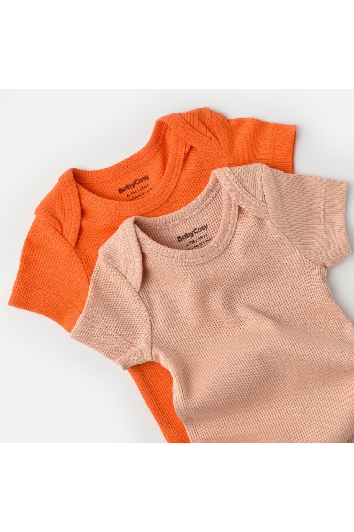 بادی نوزادی پسرانه نارنجی BabyCosy | CSYM112 اورجینال - تصویر 2