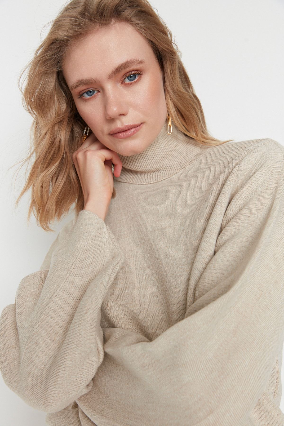 Trendyol Collection-Kamenný základní rolák TWOAW21KZ0485 3