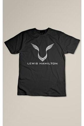 Lewis Hamilton Logo Formula 1 Baskılı T-shırt Premium Kumaş HAMILTON02356