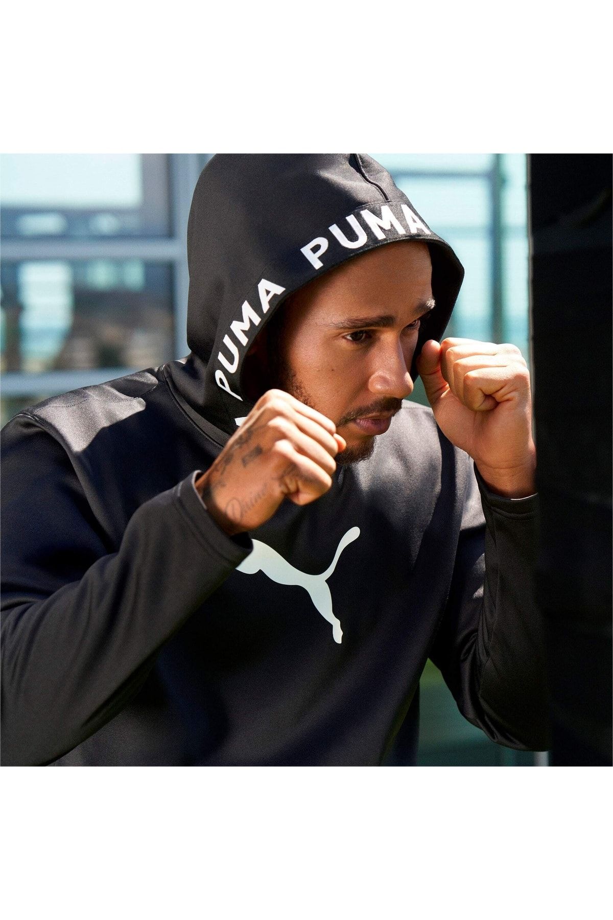 Puma hooded sweater deals