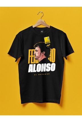 Fernando Alonso El Matador Siyah T-shirt 1356
