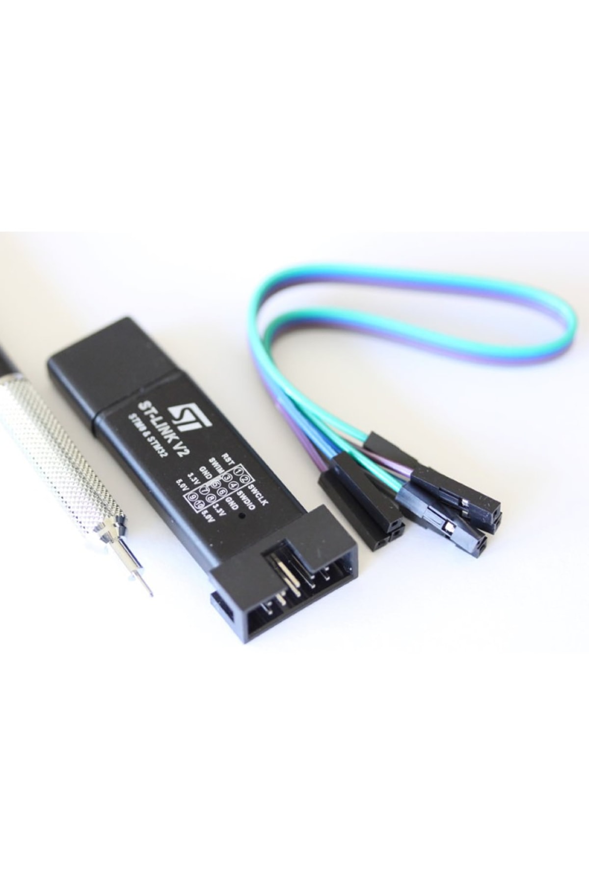 St-lınk V2 Mini -- Stlınk V2 Klon -- Metal Kutu -- Stm32 Arm Jtag Programlayıcı - St Link V2 6