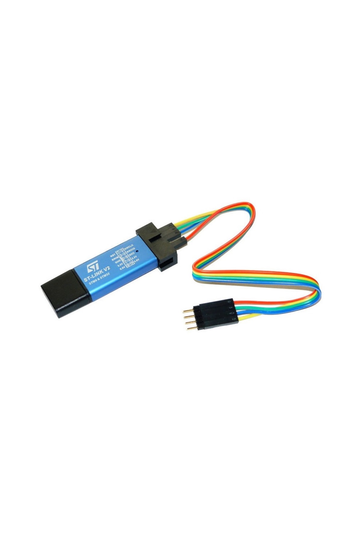 St-lınk V2 Mini -- Stlınk V2 Klon -- Metal Kutu -- Stm32 Arm Jtag Programlayıcı - St Link V2 7