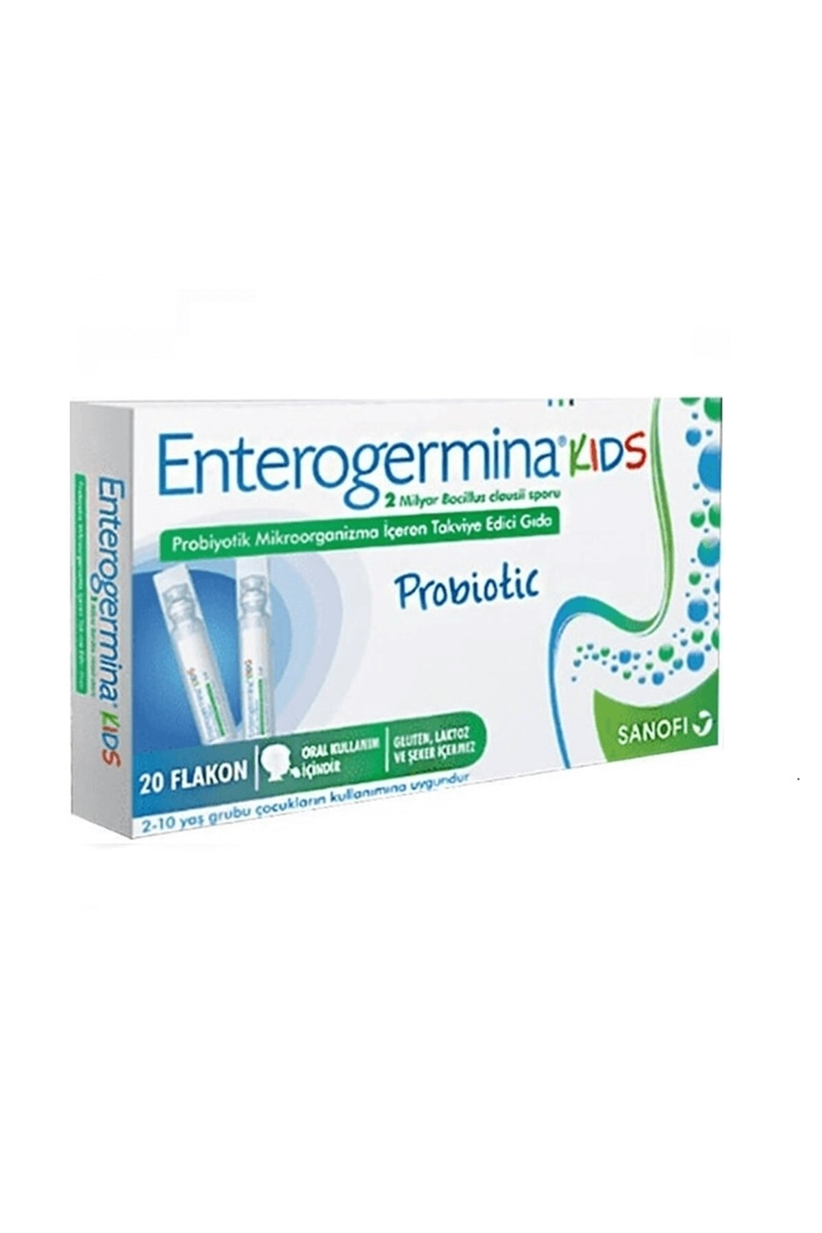 Enterogermina Enterogermina 2-10 Yaş Çocuklar Için 5 ml X 20 Flakon