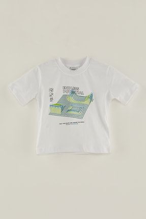 Erkek Çocuk Desenli T-shirt 3212204R-7115