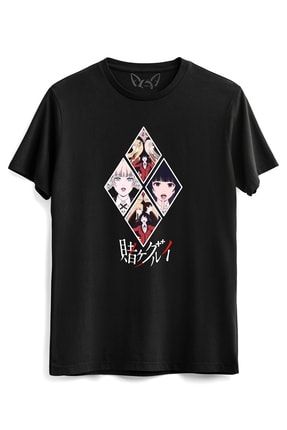 Kakegurui Anime Siyah Tshirt 93681