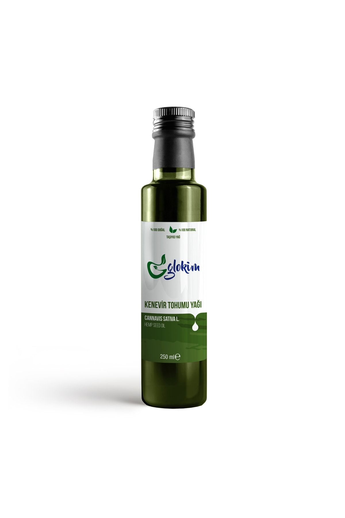 GLOKİM Kenevir Tohumu Yağ 250 ml Soğuk Pres