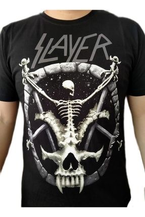 Slayer Unisex Tişört Baskılı HVYTM698