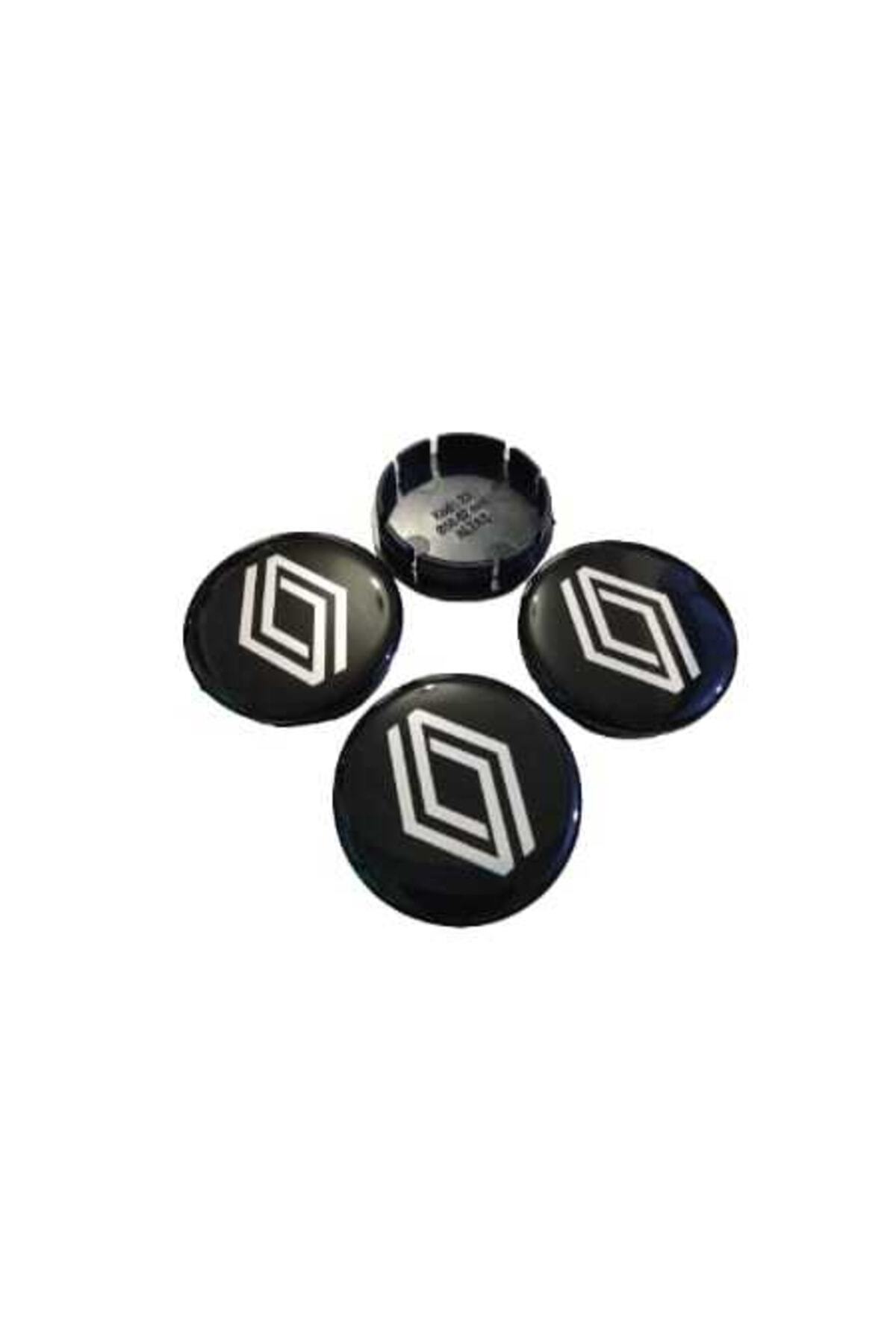 OEM Renault Metalize Damla Geçme Jant Göbeği 4 Lü 56-52 Mm