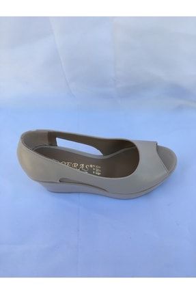 Tcrs-4 Kadın 8cm Dolgu Topuk Günlük Ayakkabı 22YMLGUN00000008