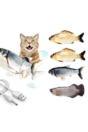 Hareketli Balık Kedi Oyuncağı Şarjlı 24242411060
