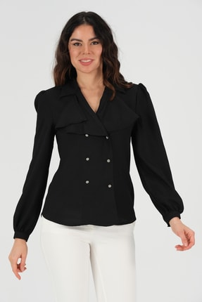Shahiqa Yakalı Şık Bluz