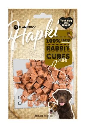 Hapki Dog Snacks Rabbit Cubes Tavşan Etli Glutensiz Ve Şekersiz Köpek Eğitim Küp Ödül Maması 85 Gr HAPKİ6905