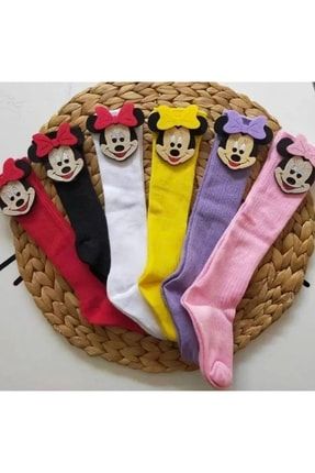 6'lı Mickey Mouse Renkli Çocuk Çorabı 34100