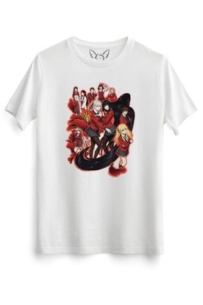 Kakegurui Anime Beyaz Tshirt 93687