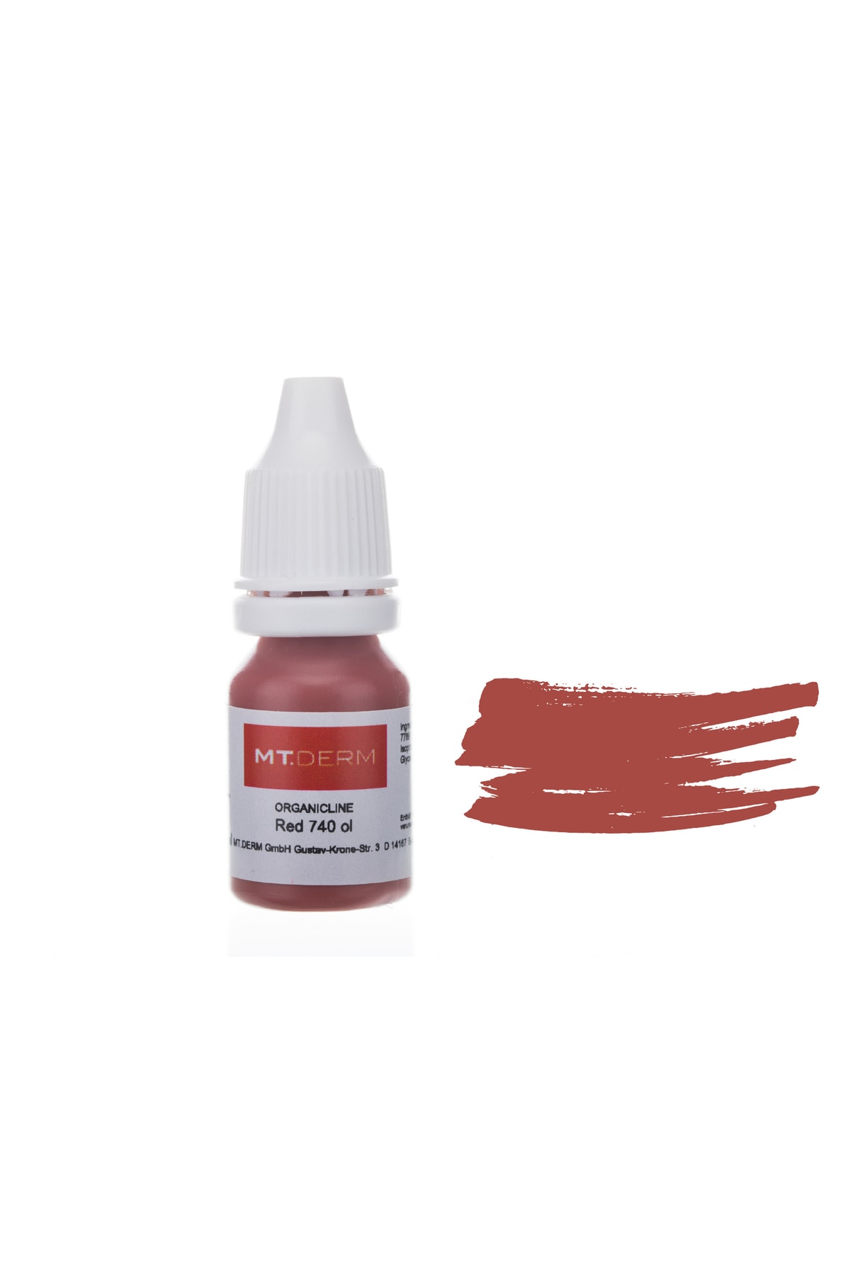 mt derm Kalıcı Makyaj Boyası Red 740