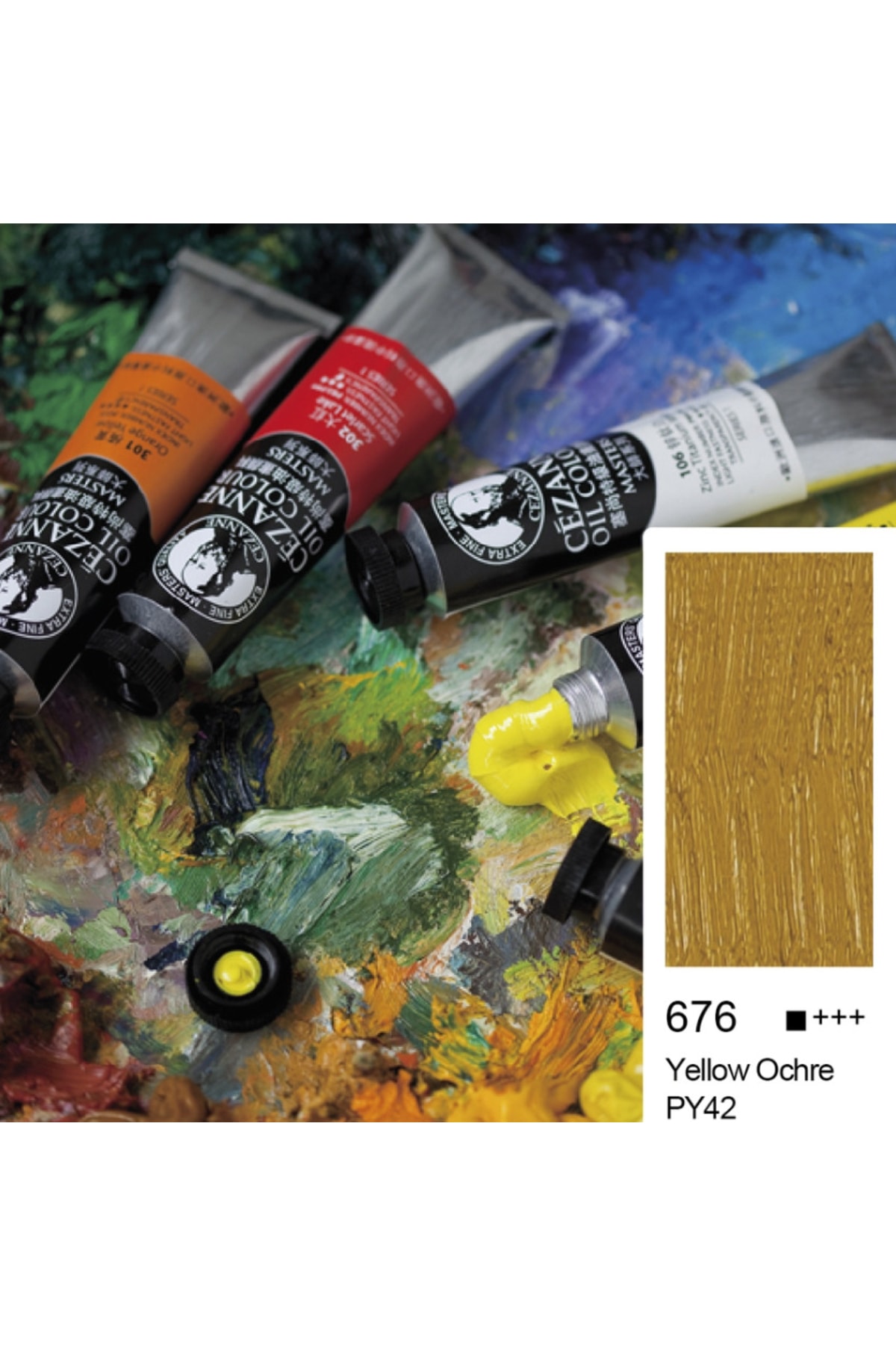 Cezanne Extra Fine Masters' Yağlı Boya 45ml (oil Colour) Yellow Ochre 676