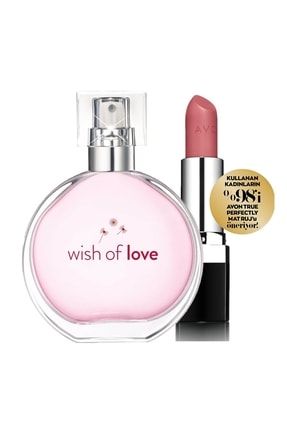 Wish Of Love Kadın Parfüm Edt 50 Ml+ultra Matte Pure +Pınk Ruj kozmetikdposu00001478962