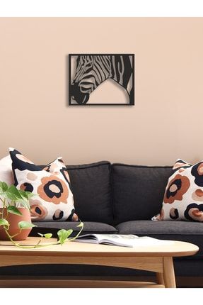 Ahşap Dekoratif Afrika Zebra Salon Mutfak Oturma Odası Duvar Tablo TABLO0002