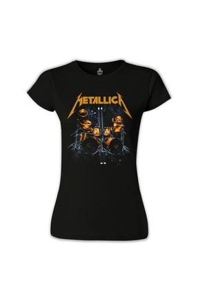 Unisex Siyah Metallica - Sticks Tshirt - bs-113