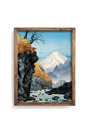 Ashitaka Dağı - Hiroaki Takahashi - Ahşap Çerçeve dstn1429
