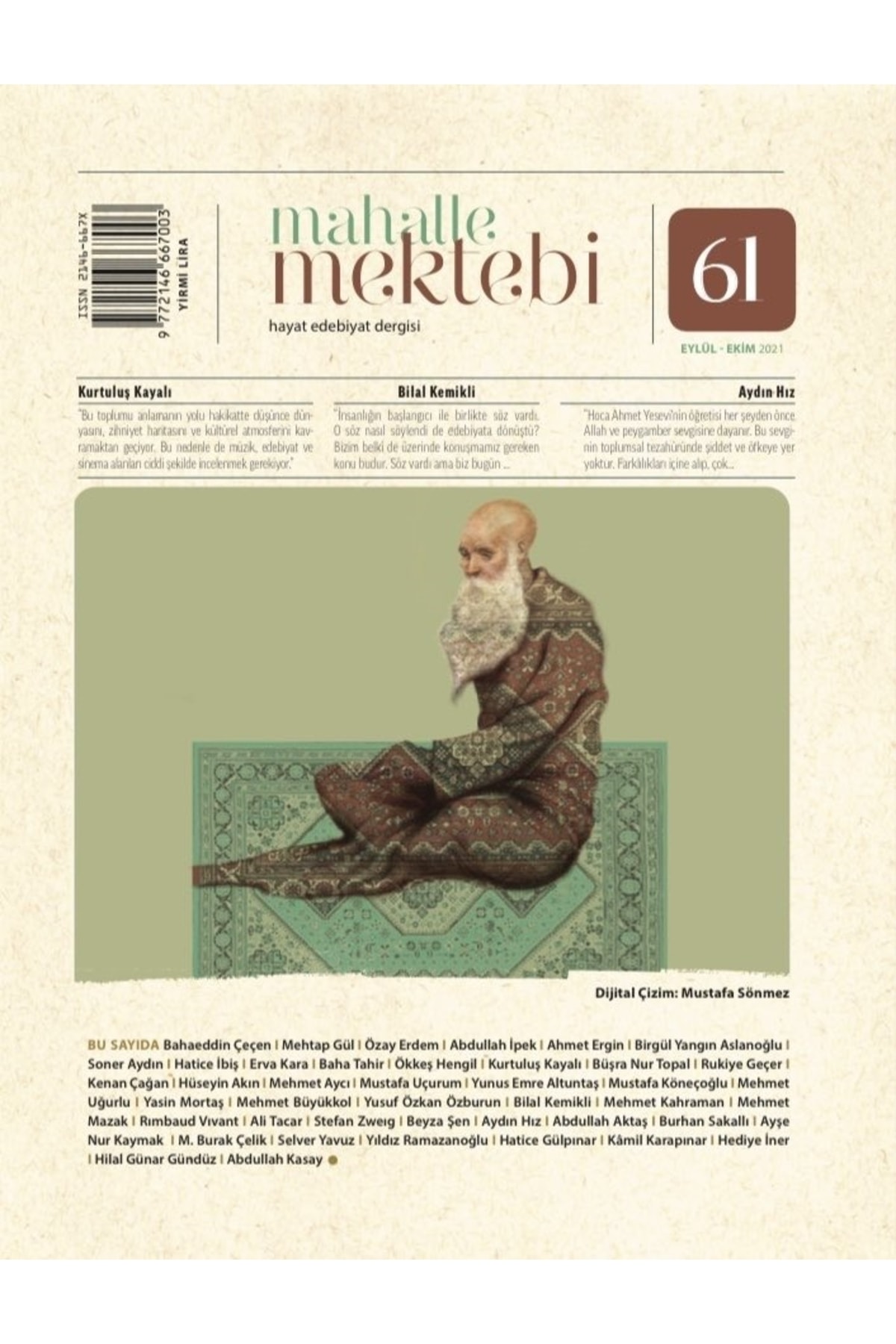Mahalle Mektebi 61.sayı Eylül-ekim 2021
