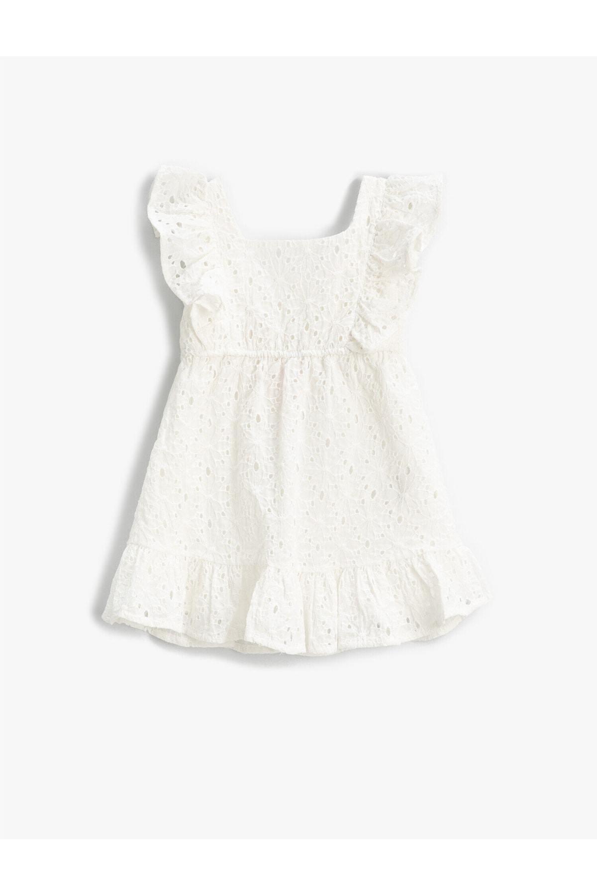Koton Kleid Weiß Basic Fast ausverkauft