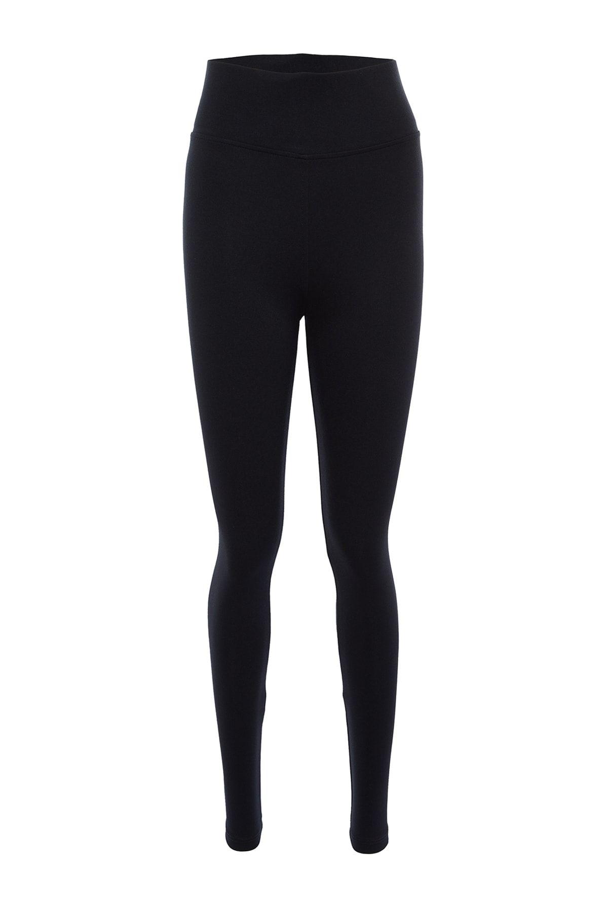 Trendyol Collection-Marineblaue Strick-Leggings mit hoher Taille und elastischem Bund TWOAW20TA0087 9