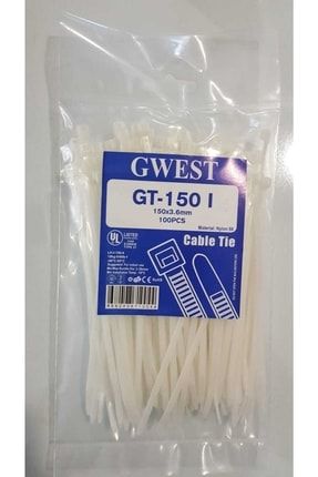 Gt-150 Beyaz Plastik Kelepçe 3.6x150 Mm byz123123