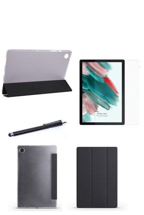 Samsung Galaxy Tab A8 10.5 Sm-x200 / X205 Uyumlu Smart Pu Leather Kılıf Seti NZH-TBL-SMRT-NEW-0889