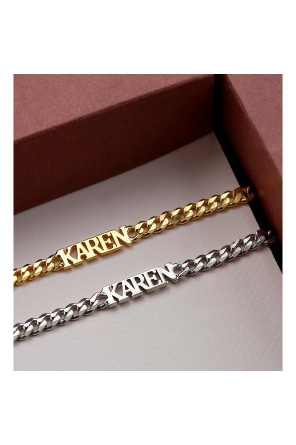 925 Ayar Kişiye Özel Isimli Unisex Bileklik