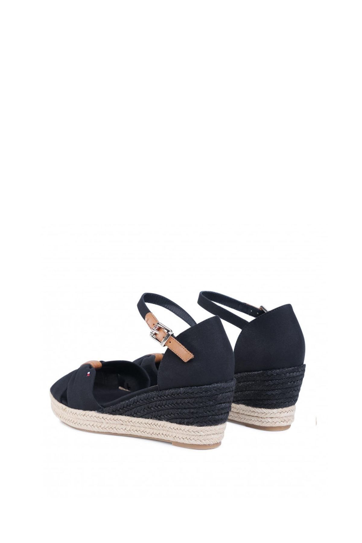 Tommy Hilfiger-Podstawowe sandały damskie z odkrytymi palcami i średnim klinem Fw0fw04785 2