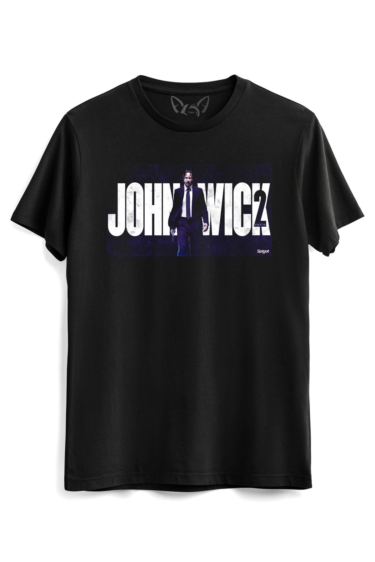 Alfa Tshirt Tricou Negru Jhon Wick Unisex - S