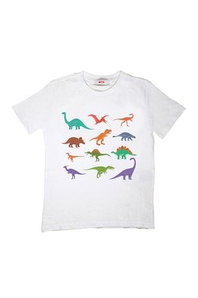 Sevimli Dinozorlar Çocuk T-Shirt TTDİNO4CTBU