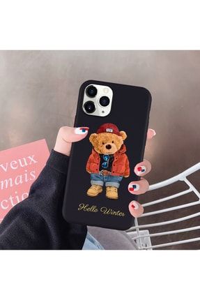 Iphone 12 Pro Max Uyumlu Kılıf Teddy Bear Lansman Kılıf Kapak BA-TedyyBearip12promax