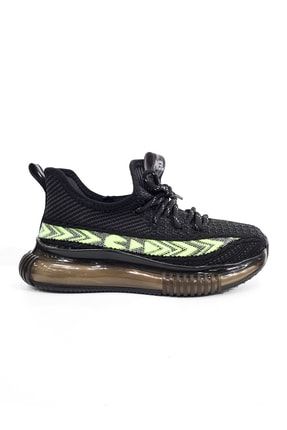 Siyah - Çocuk Triko Sneaker GJ22Y443-1