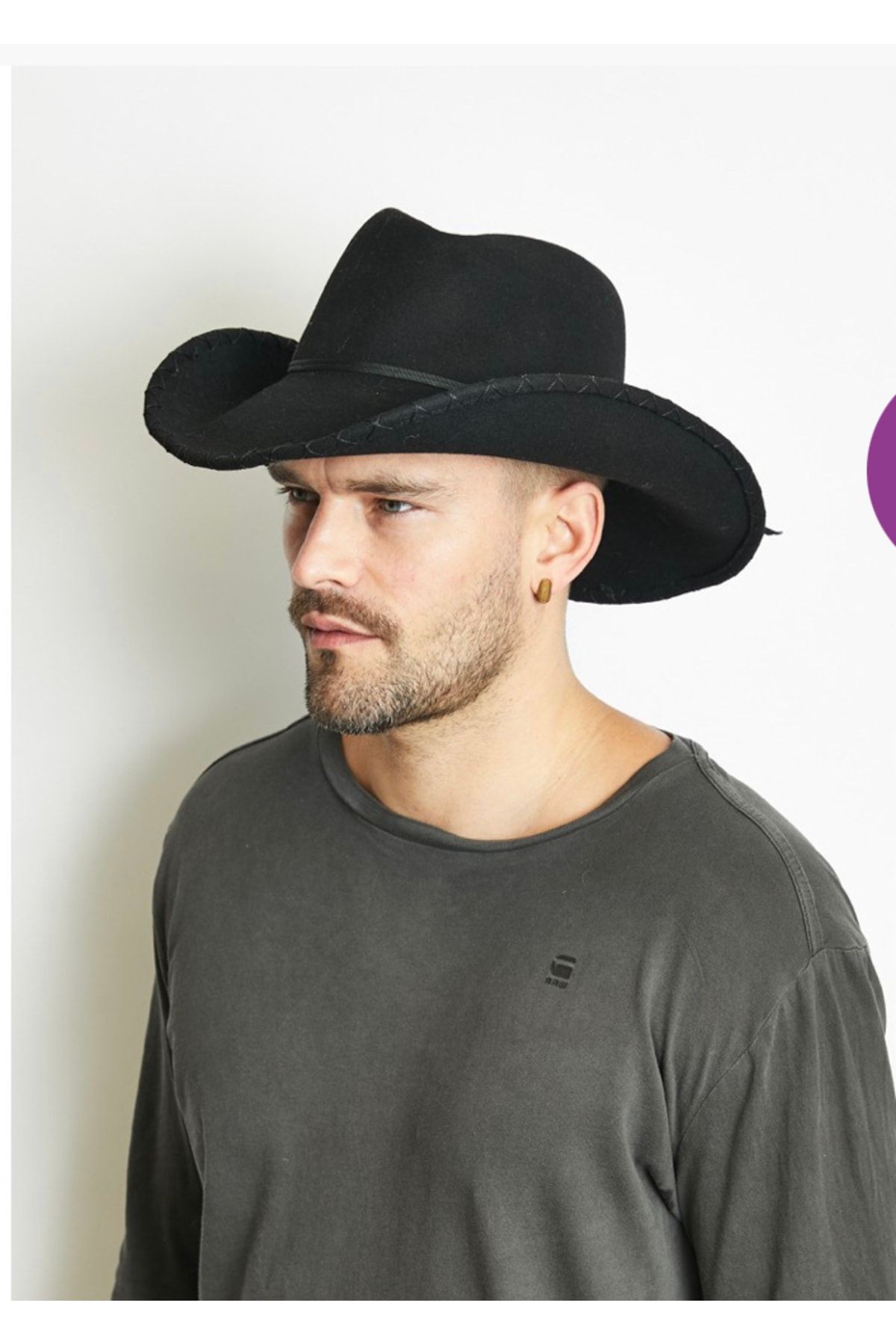 Buckskin cowboy hat clearance