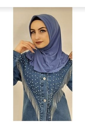 Indigo Takmatik Hazır Hijab Eşarp 0005