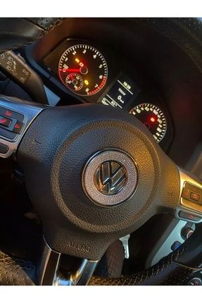 Volkswagen Seat Skoda Direksiyon Taşlı Logo 6cm/3cm Logo Amblem Arma Car Stone Steering Wheel Logo iA2000387