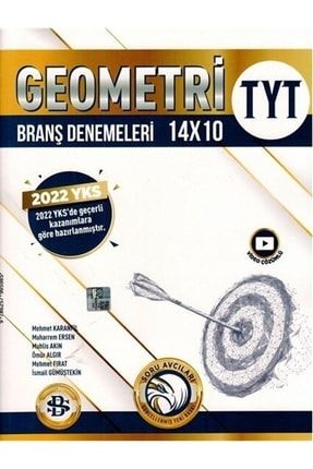 Bilgi Sarmal Yayınları Tyt Geometri 14 X 10 Branş Denemeleri TX6BCA06F729567