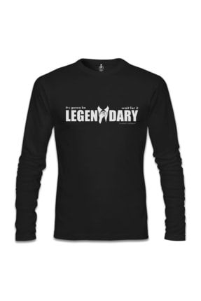 Erkek Siyah How I Met Your Mother Legendary Sweatshirt sl-581